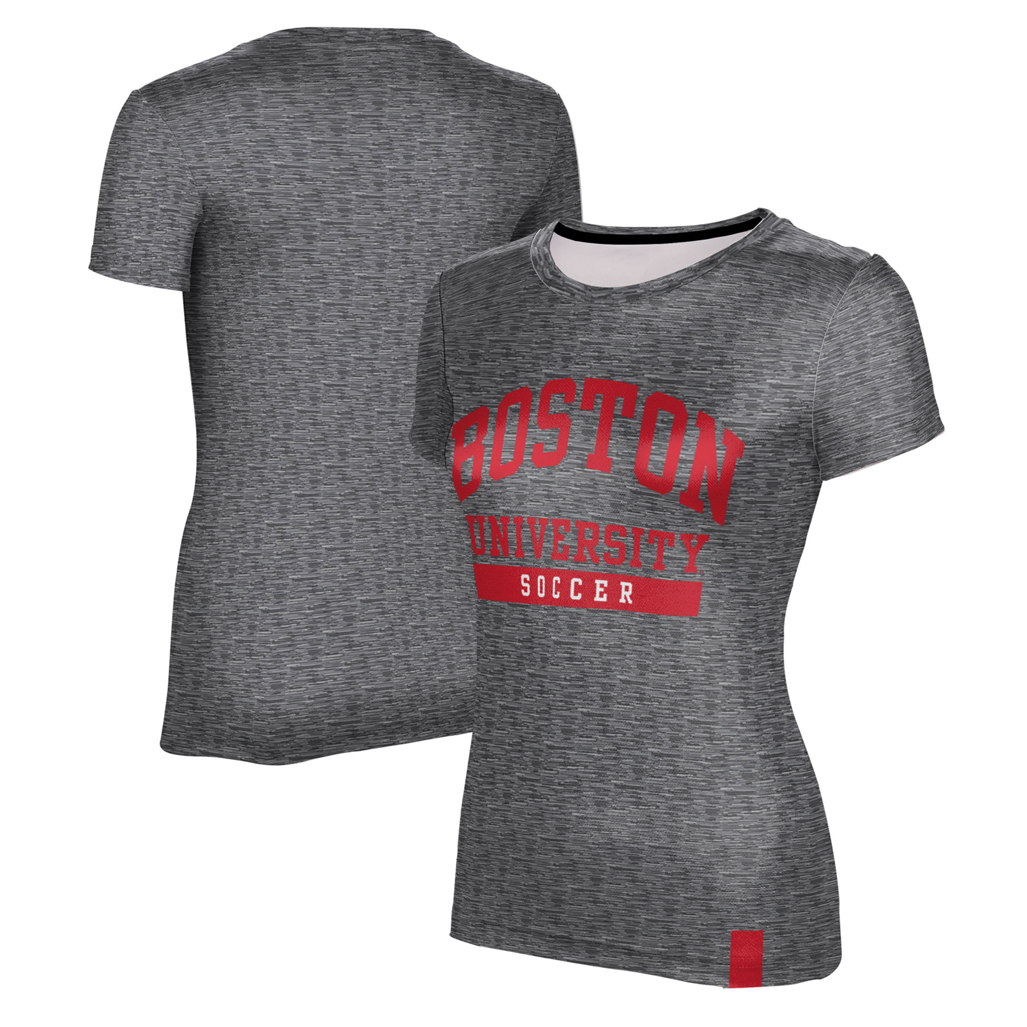 Women's ProSphere Heather Gray Boston University Soccer T-Shirt - Image 5