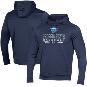 Men's Under Armour  Navy Georgia State Panthers Baseball Pullover Hoodie