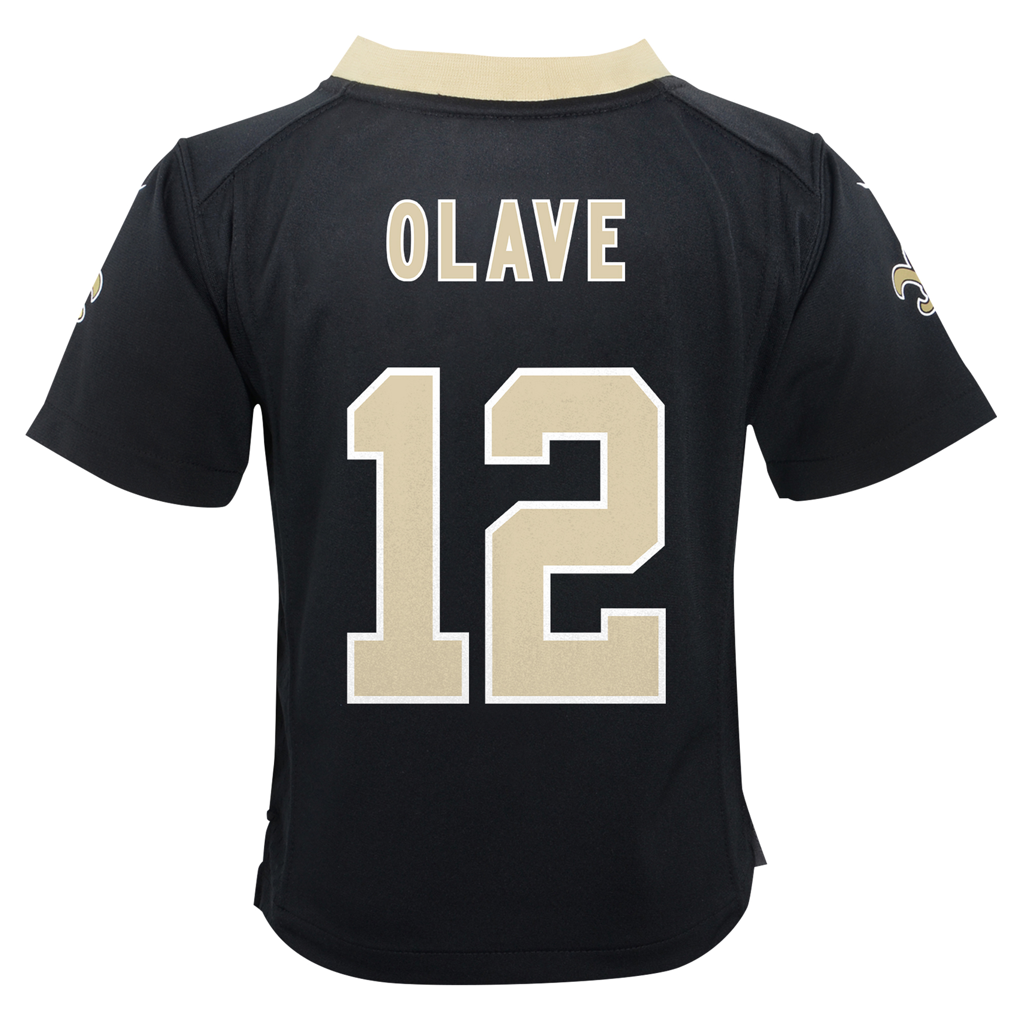 Infant Nike Chris Olave Black New Orleans Saints Team Player Game Jersey - Image 4