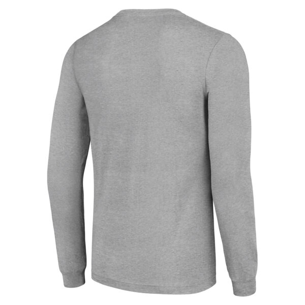 Men's Starter Heather Gray Arizona Coyotes Player Grid Long Sleeve T-Shirt - Image 7