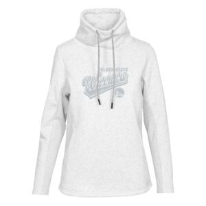 Women's Levelwear Cream Golden State Warriors Loop Sweep Pullover Sweatshirt
