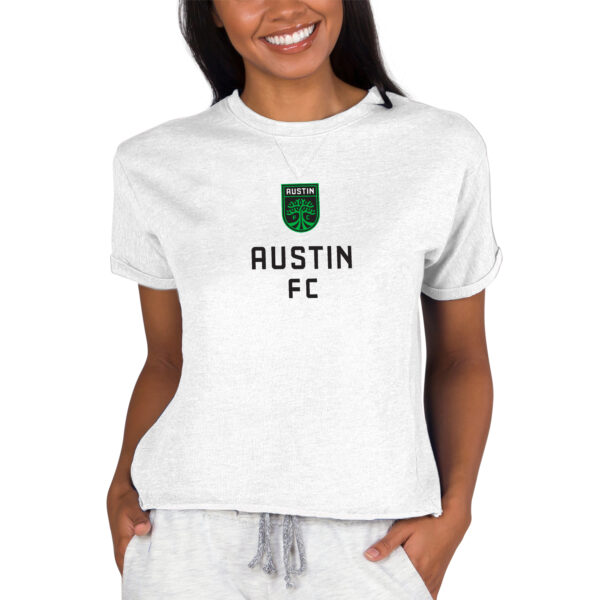 Women's Concepts Sport Oatmeal Austin FC Mainstream Terry T-Shirt