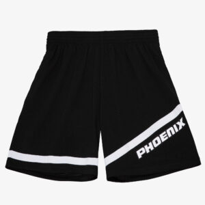 Men's Mitchell & Ness  Black Phoenix Suns 1999/00 Hardwood Classics White Logo Swingman Shorts