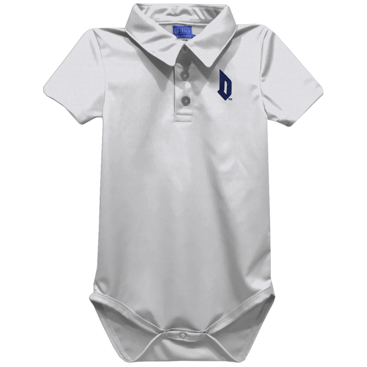 Infant Vive La Fete White Duquesne Dukes Polo Bodysuit