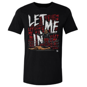 Men's 500 Level Black Bray Wyatt Let Me In Repeat T-Shirt
