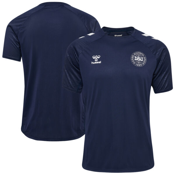 Men's Navy Denmark National Team 2024 Pro Training Jersey - Image 5