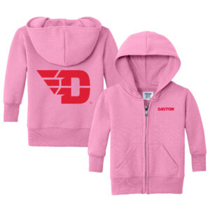 Toddler Chad & Jake  Pink Dayton Flyers Logo Full-Zip Hoodie Jacket