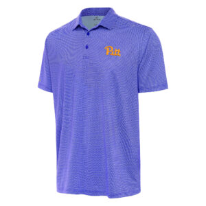 Men's Antigua Royal/White Pitt Panthers Rings Polo