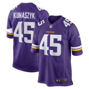 Men's Nike Jordan Kunaszyk  Purple Minnesota Vikings  Game Jersey