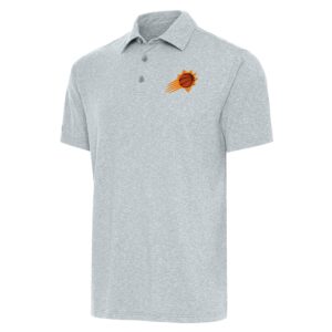 Men's Antigua  Heather Gray Phoenix Suns Big & Tall Par 3 Polo