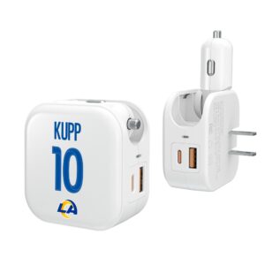 Keyscaper Cooper Kupp Los Angeles Rams Ready 2-in-1 USB Charger