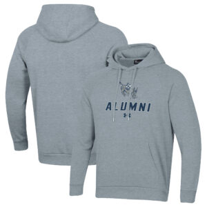 Men's Under Armour Gray Colorado School of Mines Orediggers Alumni Rival Fleece Pullover Hoodie