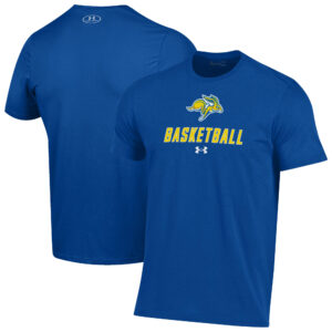 Men's Under Armour  Blue South Dakota State Jackrabbits Basketball Performance T-Shirt