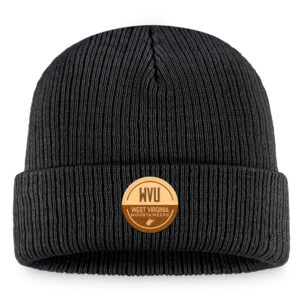 Men's Top of the World Black West Virginia Mountaineers Elijah Cuffed Knit Hat
