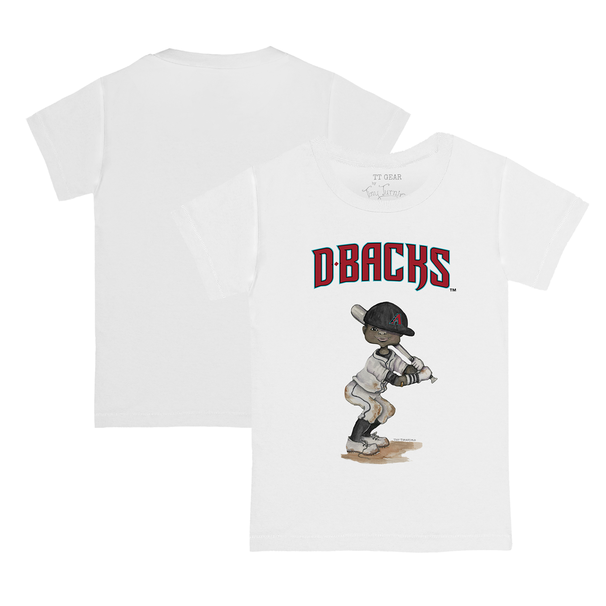 Youth Tiny Turnip White Arizona Diamondbacks James T-Shirt