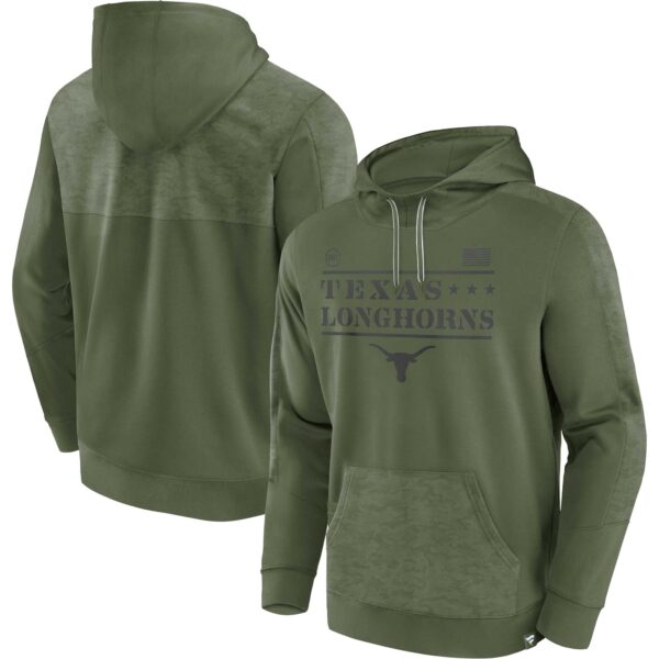 Men's Champion Heathered Gray Tennessee Tech Golden Eagles Reverse Weave Fleece Pullover Hoodie - Image 2