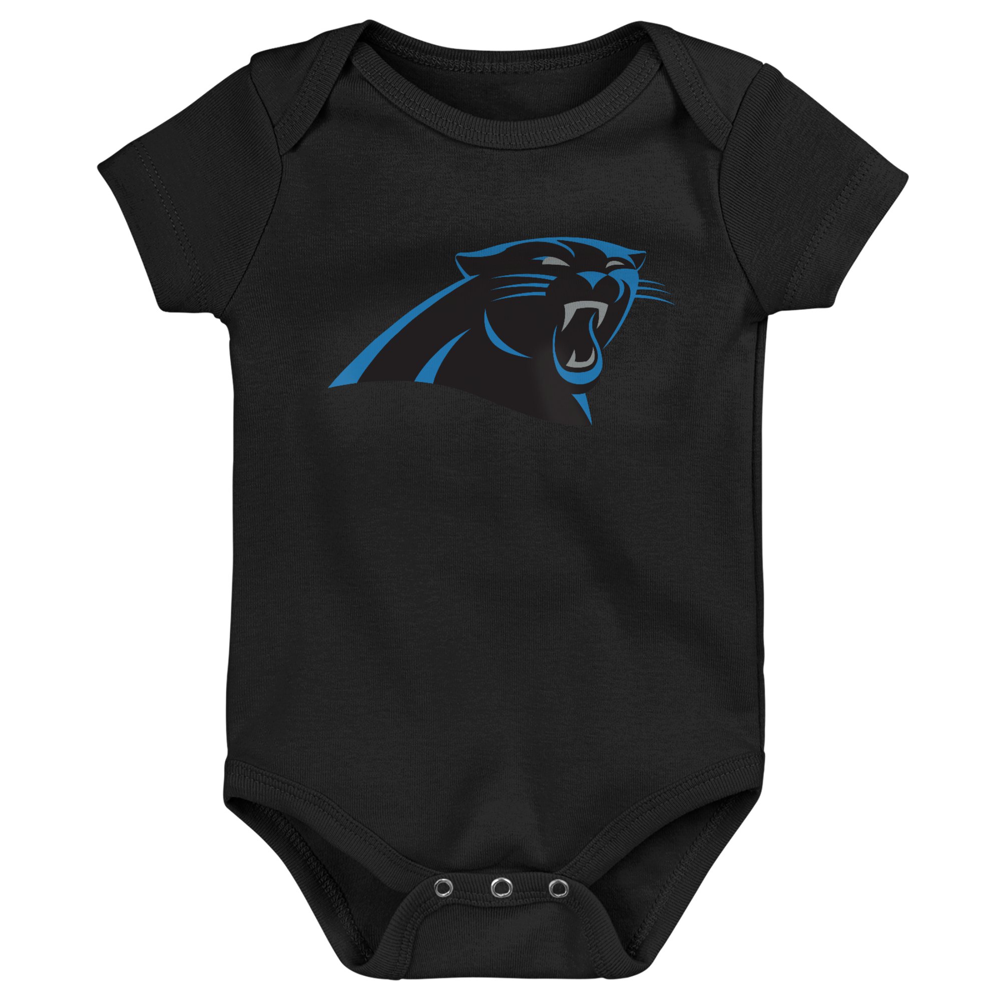 Infant Black/Blue/Gray Carolina Panthers Born to Be 3-Pack Bodysuit Set - Image 3