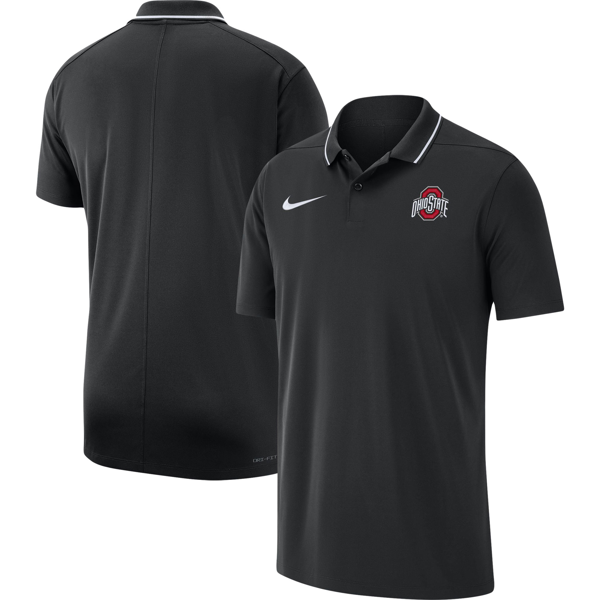 Men's Nike Black Ohio State Buckeyes 2023 Coaches Performance Polo - Image 2