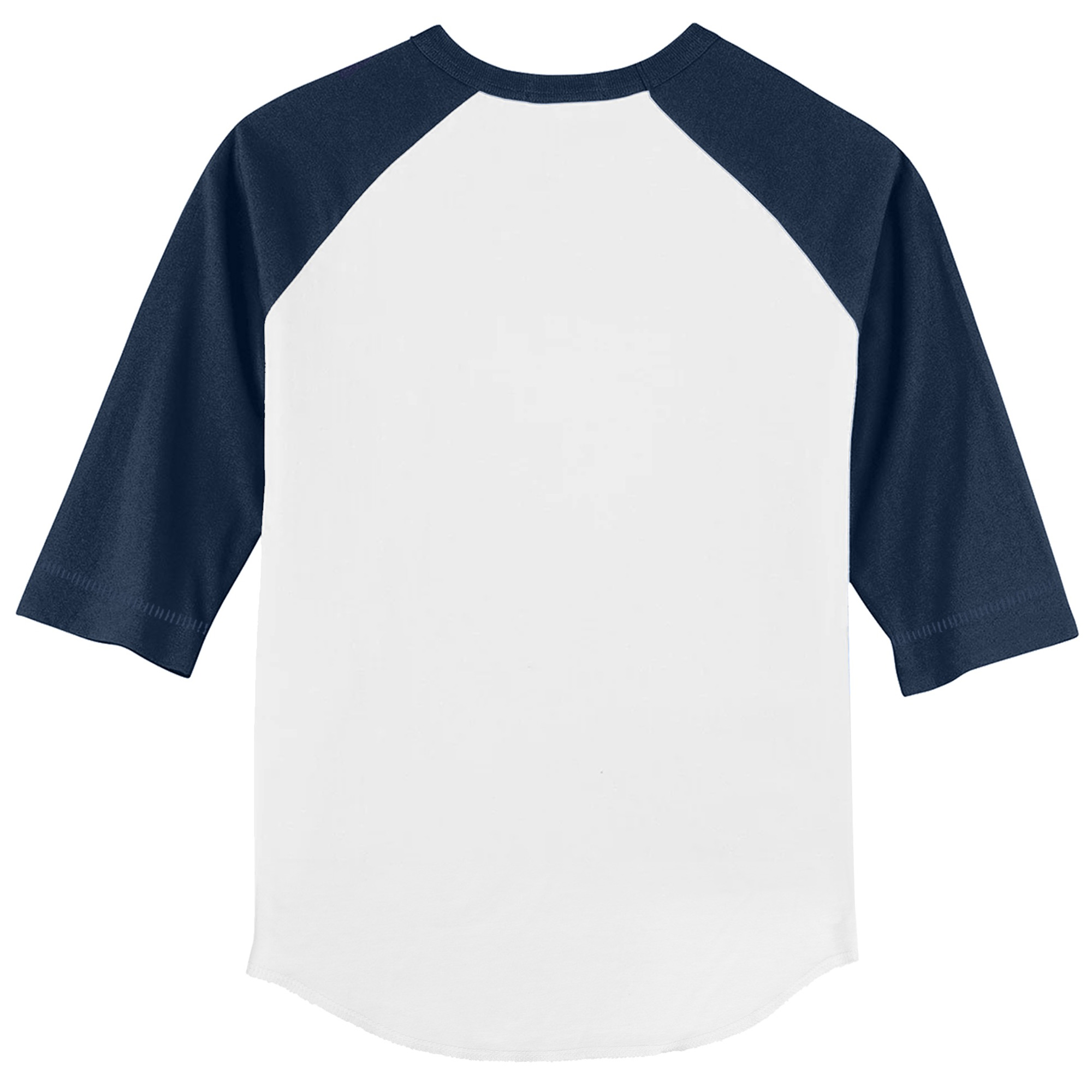 Infant Tiny Turnip White/Navy Seattle Mariners Hot Bats Raglan 3/4 Sleeve T-Shirt - Image 4