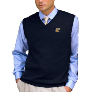 Men's Navy Tennessee Chattanooga Mocs Milano Knit Sweater Vest