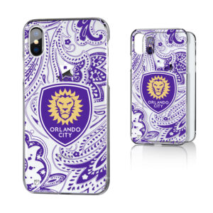 Orlando City SC Pattern Clear iPhone X/XS Case