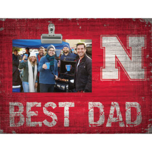 Nebraska Huskers 8'' x 10.5'' Best Dad Clip Frame