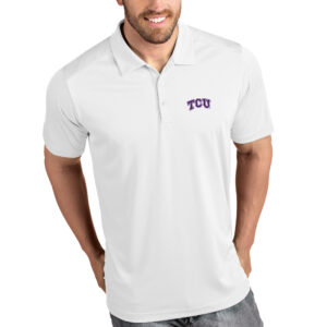 TCU Horned Frogs Antigua Tribute Polo - White