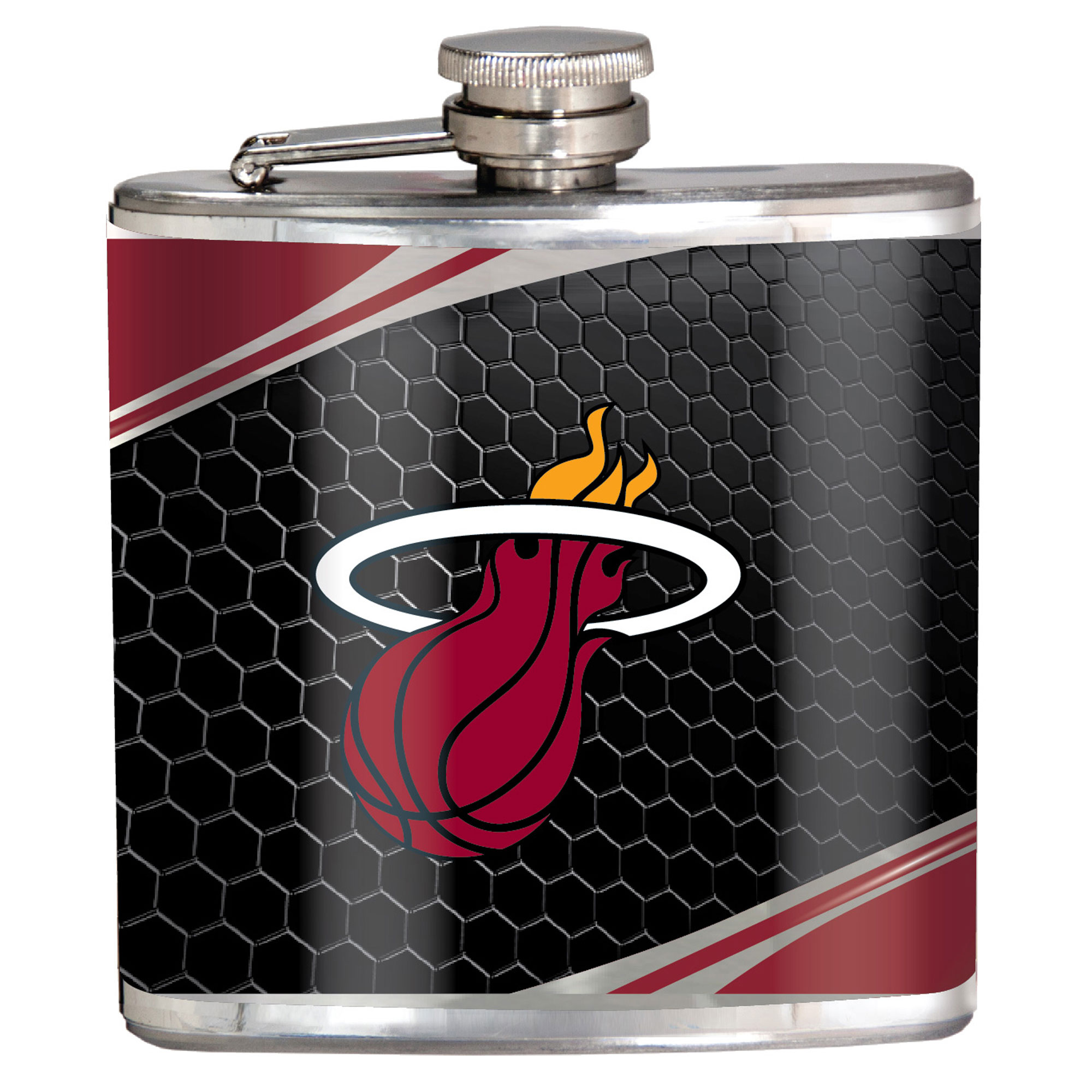 Miami Heat 6oz. Hip Flask - Image 4