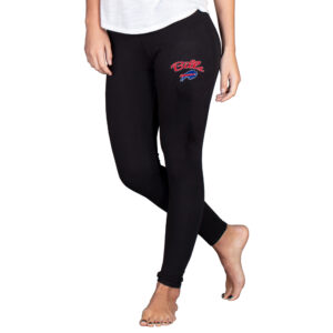Women's Concepts Sport  Black Buffalo Bills Lightweight Fraction Lounge Leggings