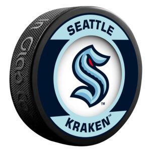 Seattle Kraken Unsigned Inglasco Retro Model Hockey Puck