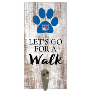 New York Rangers 6'' x 12'' Leash Holder Sign