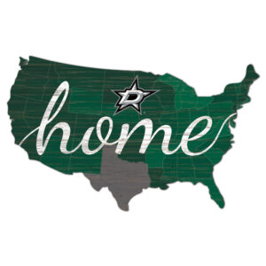 Dallas Stars 18'' x 18'' USA Shape Cutout Sign