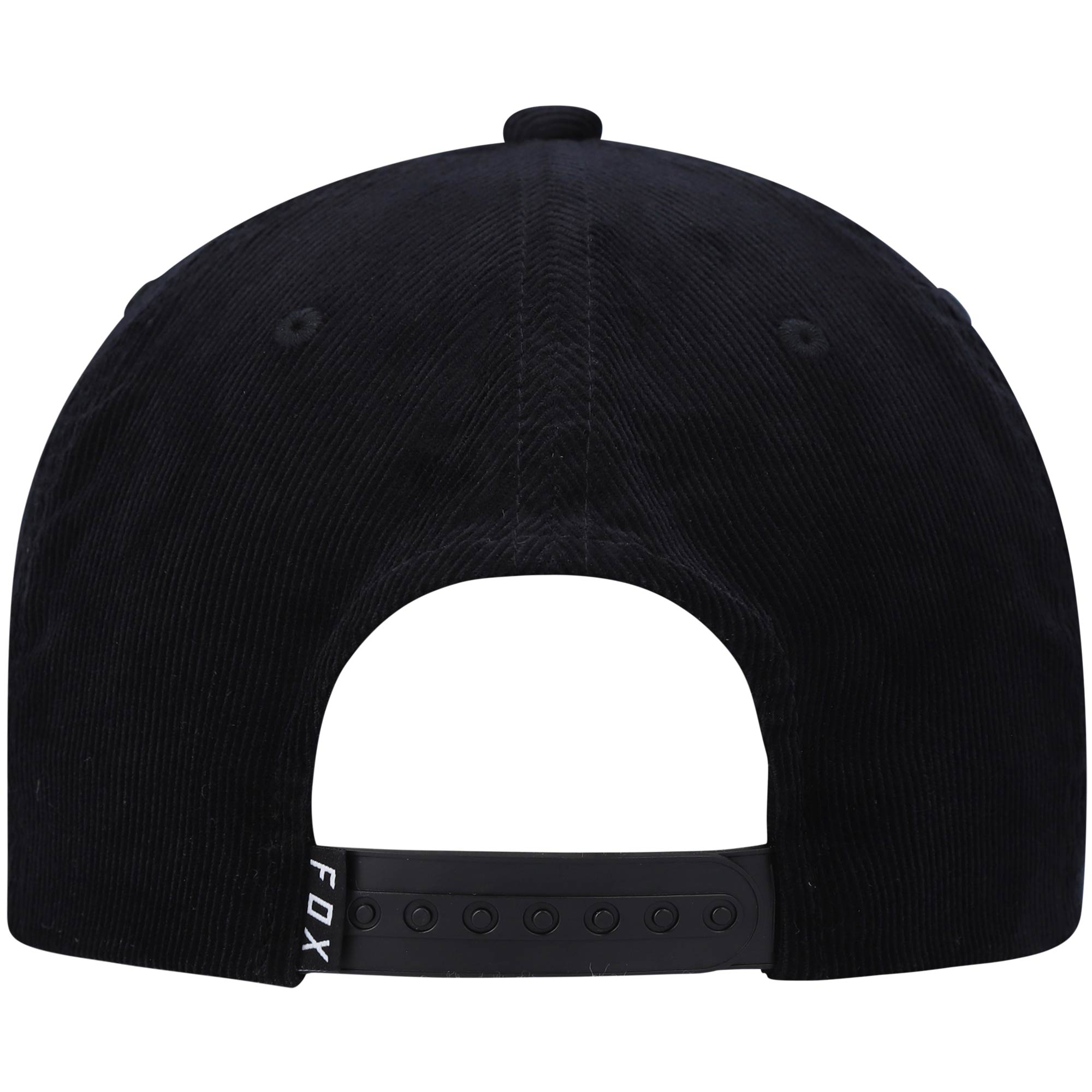 Men's Black Fox Racing Brushed Snapback Hat - Image 5