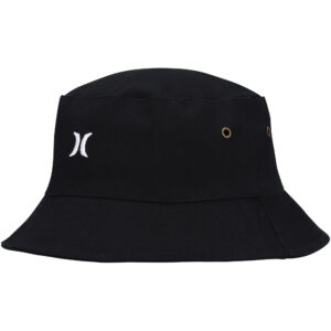 Men's Hurley Black Logo Bucket Hat