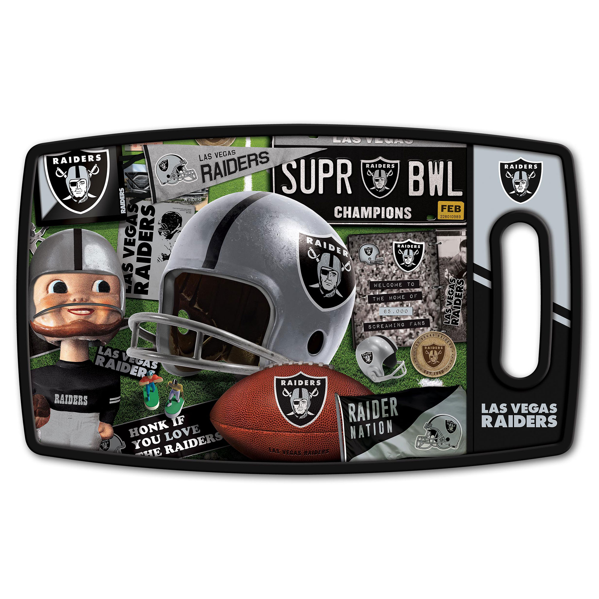 Las Vegas Raiders Retro Series Cutting Board