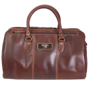 Brown Southern Illinois Salukis Logo Plate Niagara Canyon Duffel Bag