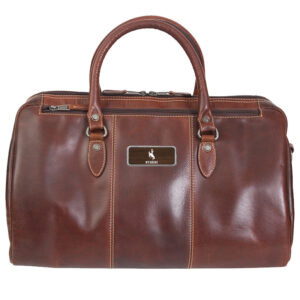 Brown Wyoming Cowboys Logo Plate Niagara Canyon Duffel Bag