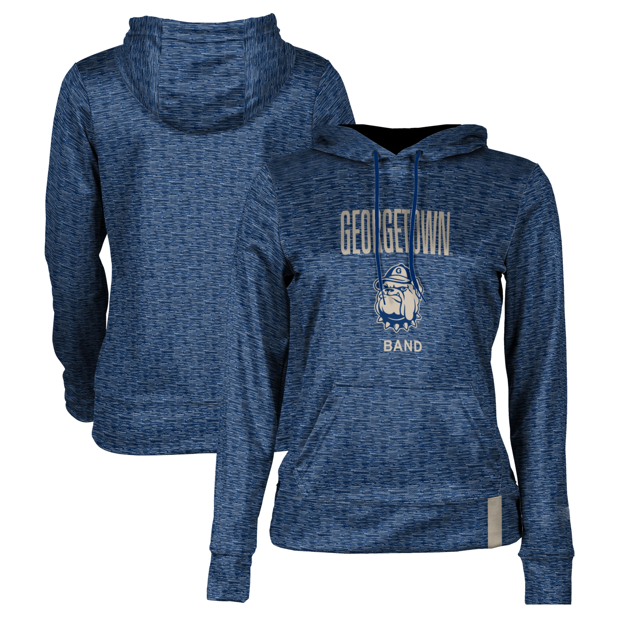 Women's Navy Georgetown Hoyas Band Pullover Hoodie