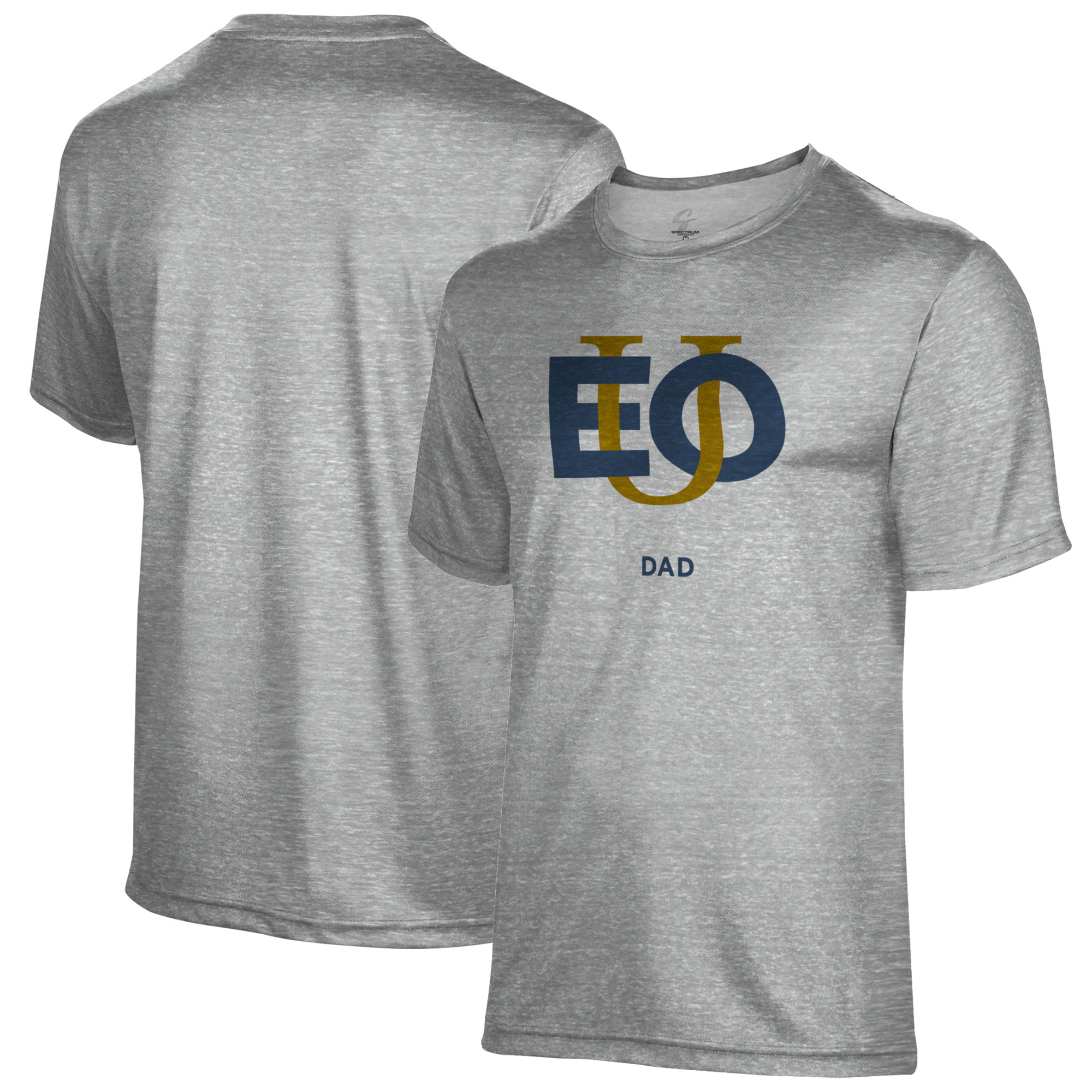 Men's Gray Eastern Oregon Mountaineers Dad Name Drop T-Shirt - Image 2
