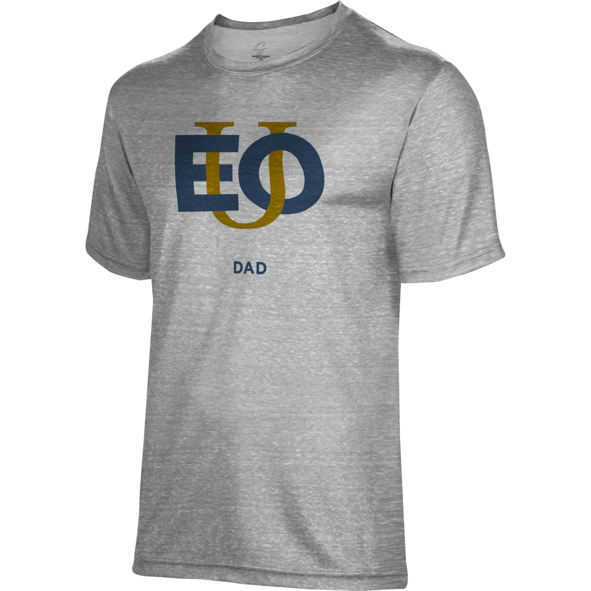 Men's Gray Eastern Oregon Mountaineers Dad Name Drop T-Shirt - Image 3