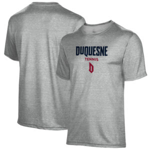 Men's Gray Duquesne Dukes Tennis Name Drop T-Shirt