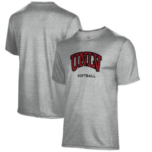 Men's Gray UNLV Rebels Softball Name Drop T-Shirt