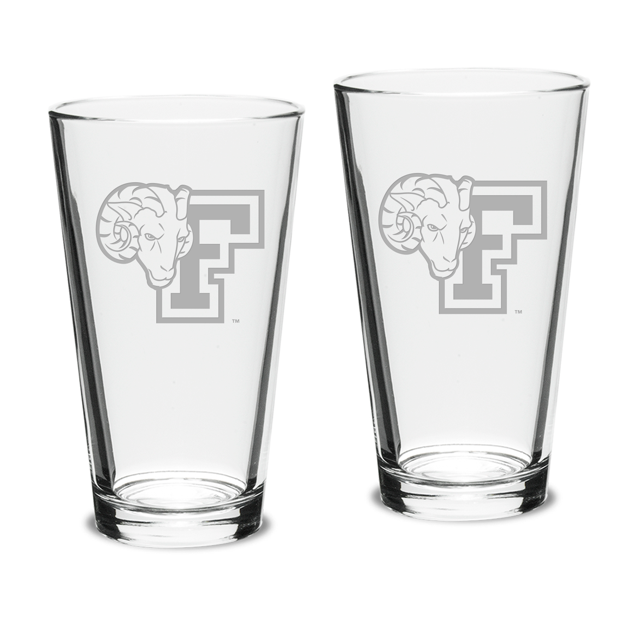 Fordham Rams 16oz. 2-Piece Classic Pub Glass Set