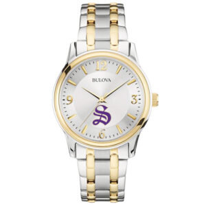 Bulova Silver University of the South Tigers Classic Two-Tone Round Watch