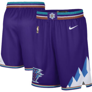 Men's Nike Purple Utah Jazz 2022/23 Classic Edition Swingman Performance Shorts
