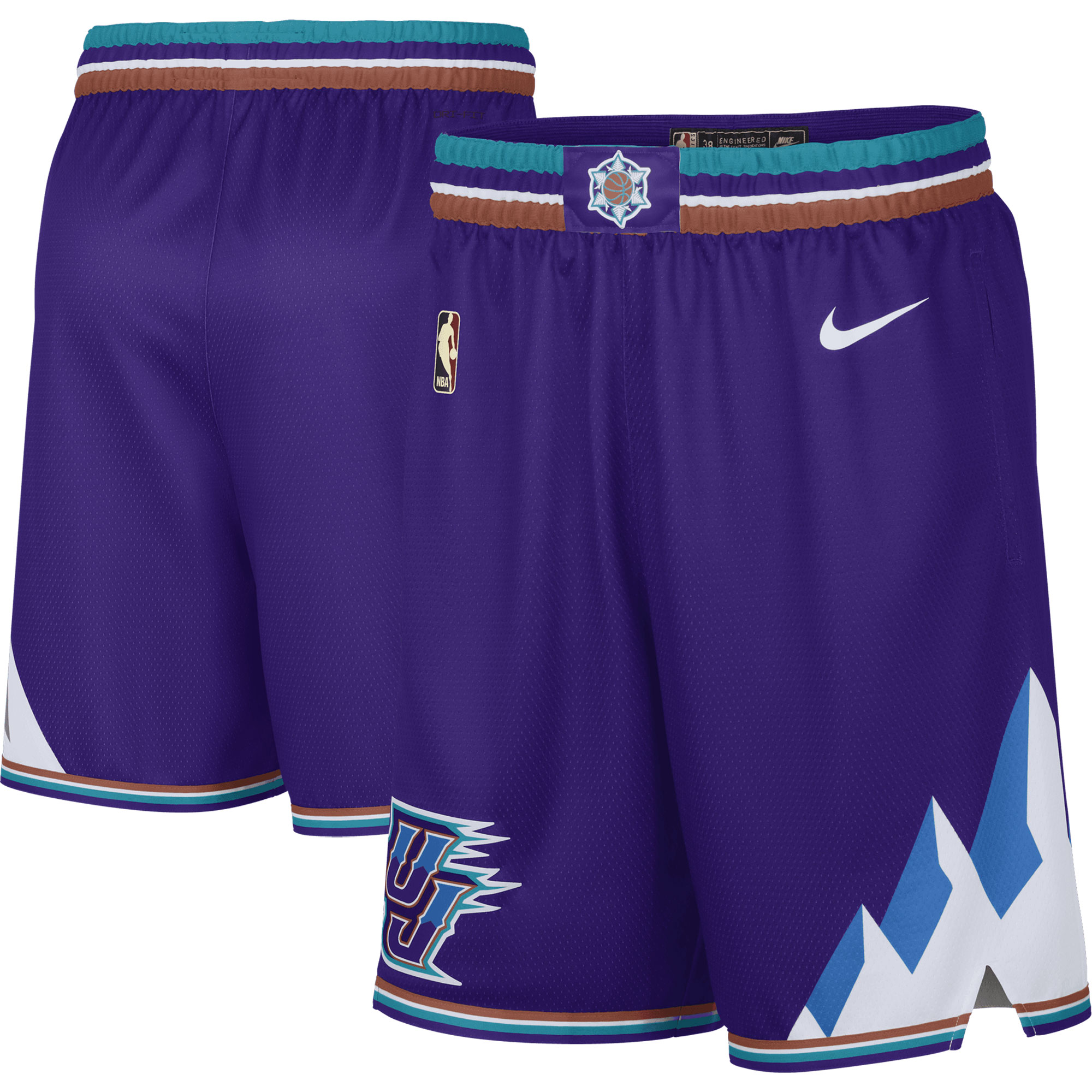 Men's Nike Purple Utah Jazz 2022/23 Classic Edition Swingman Performance Shorts