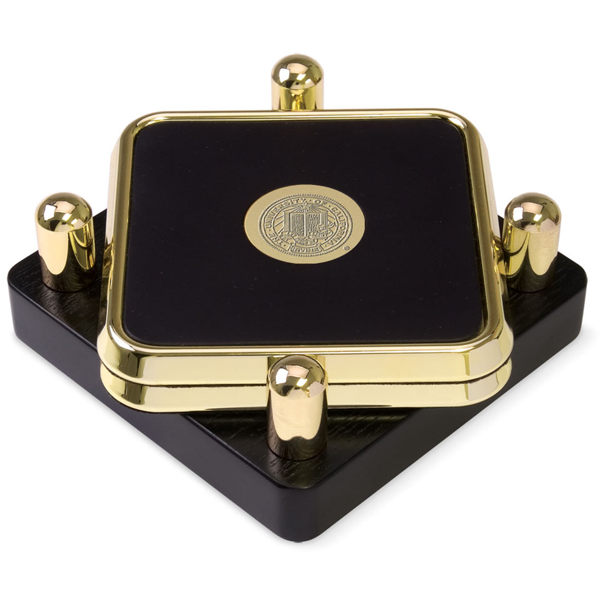 UC Irvine Anteaters Gold 2-Piece Square Coaster Set