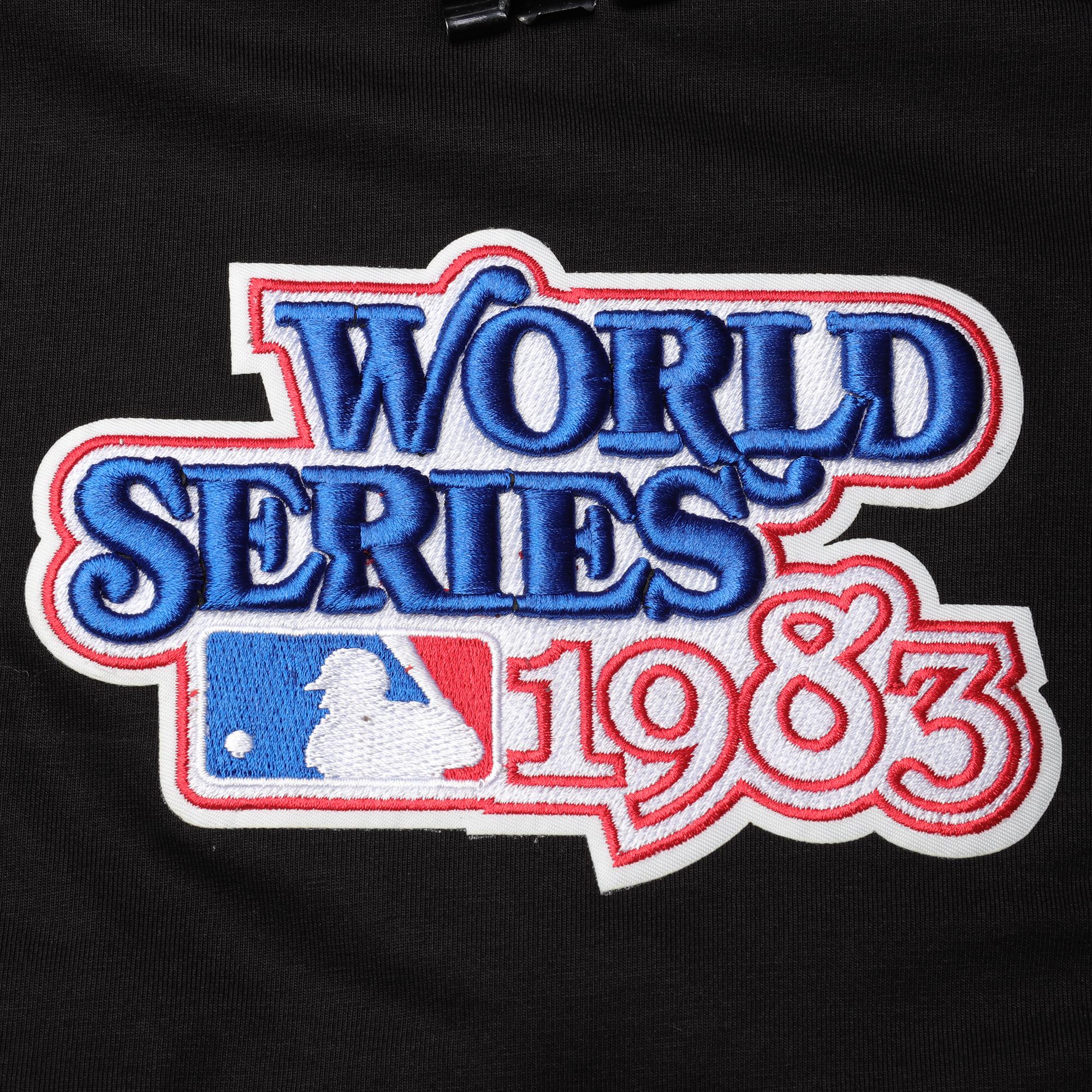 Men's Pro Standard Black/ Baltimore Orioles Taping T-Shirt - Image 4