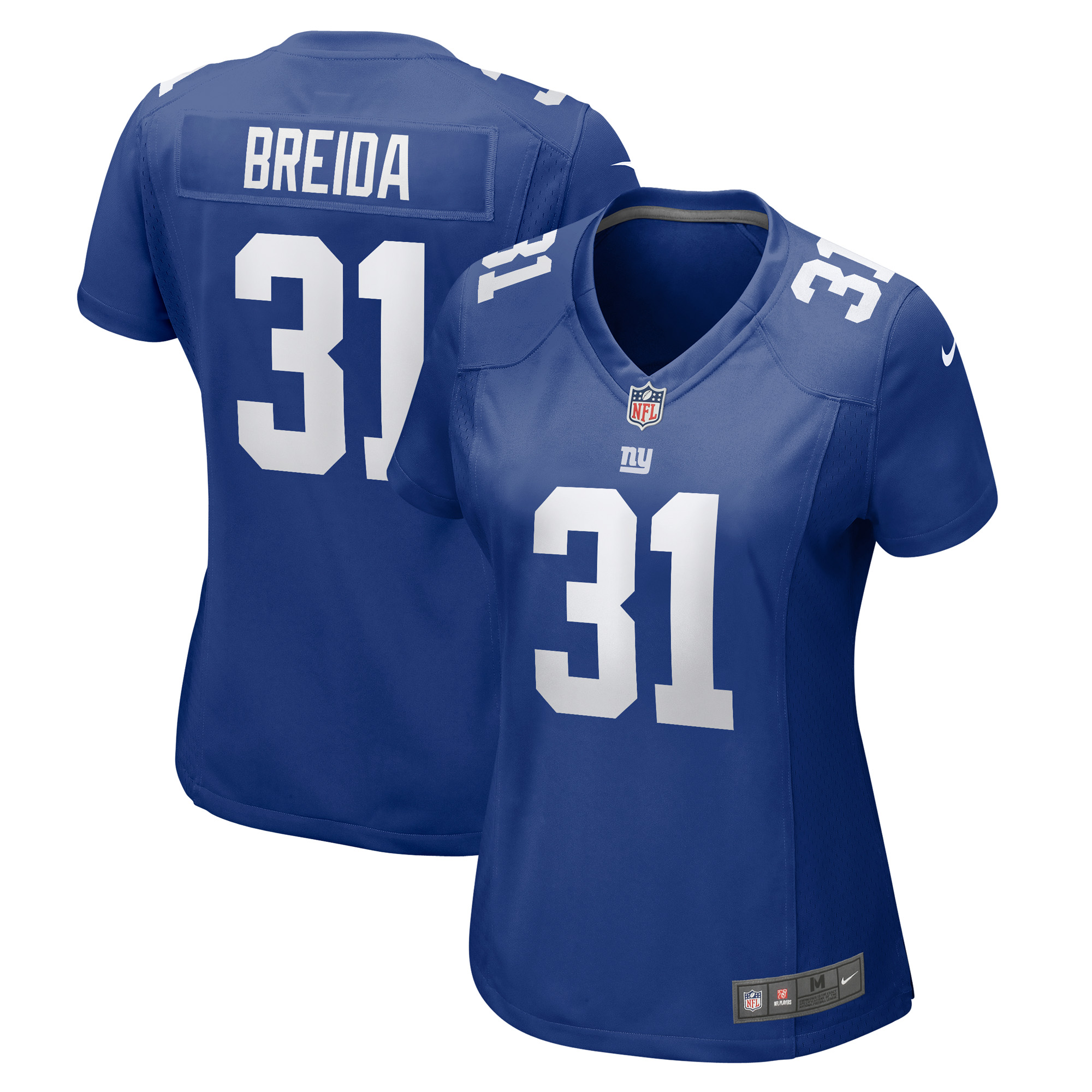 Women's Nike Matt Breida Royal New York Giants Game Jersey - Image 11
