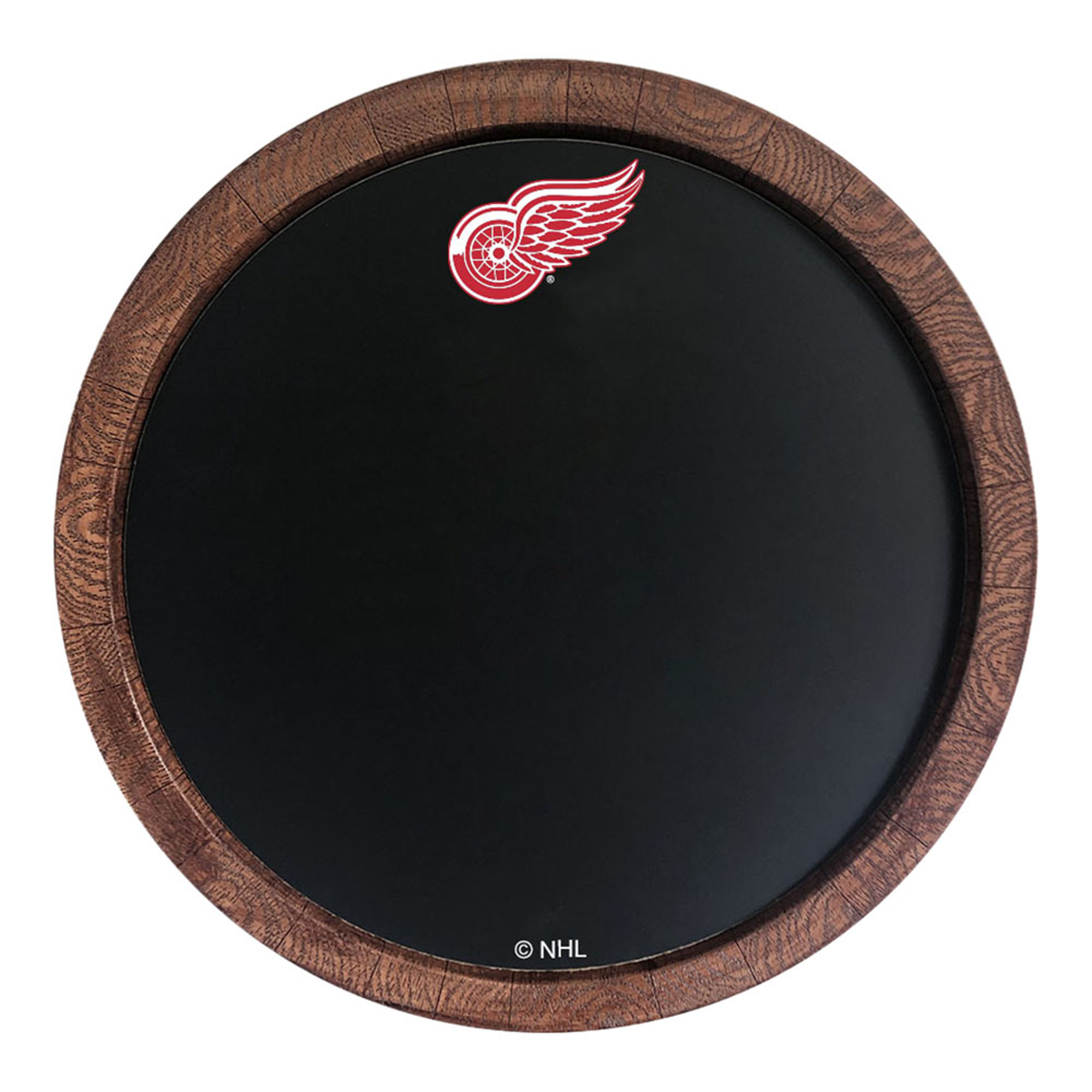 Detroit Red Wings 20.25'' Round Chalkboard Faux Barrel Top Sign